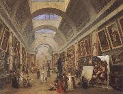 ROBERT, Hubert Design for the Grande Galerie in the Louvre painting